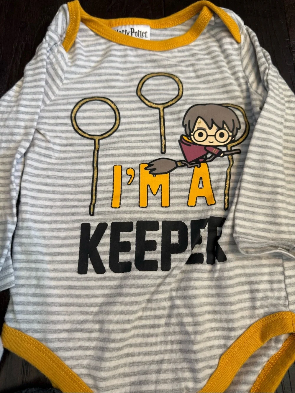 Harry Potter 4 Pc. Short Sleeve Tee & Long Sleeve Onsie Bundle 12 Months